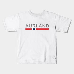 Aurland Norway Kids T-Shirt